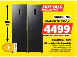 Power SAMSUNG 185 cm køle- eller fryseskab RR39C7EJ5B1EF/RZ32C7CDEBIEF tilbud