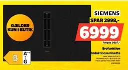 Power SIEMENS Brofunktion Induktionsemhætte ED811BS16E tilbud