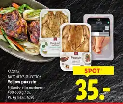 Lidl SAGRA/ BUTCHER'S SELECTION Yellow poussin tilbud