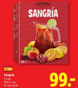 Lidl Sangria tilbud