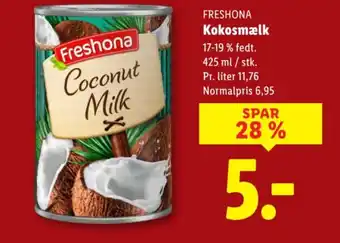 Lidl FRESHONA Kokosmælk tilbud