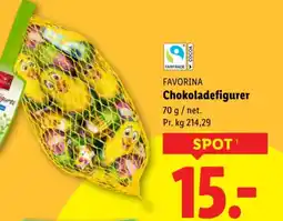 Lidl FAVORINA Chokoladefigurer tilbud