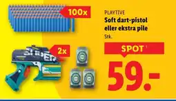 Lidl PLAYTIVE Soft dart-pistol eller ekstra pile tilbud