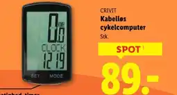 Lidl CRIVIT Kabelløs cykelcomputer tilbud