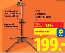 Lidl CRIVIT Monterings- stander til cykel tilbud