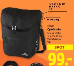Lidl CRIVIT Cykeltaske tilbud
