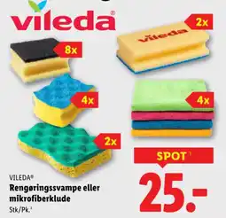 Lidl VILEDAⓇ Rengøringssvampe eller mikrofiberklude tilbud