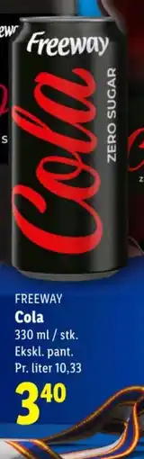 Lidl FREEWAY Cola tilbud