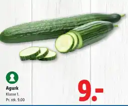 Lidl Agurk tilbud