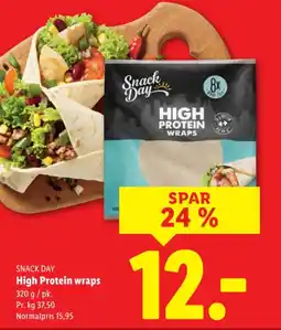Lidl SNACK DAY High Protein wraps tilbud