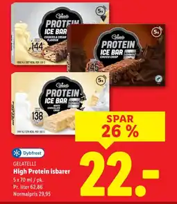 Lidl GELATELLI High Protein isbarer tilbud