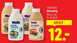 Lidl GRAASTEN Dressing tilbud