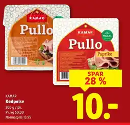 Lidl KAMAR Kødpølse tilbud