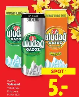 Lidl ULUDAG Sodavand tilbud