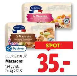 Lidl DUC DE COEUR Macarons tilbud