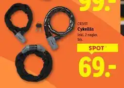 Lidl Cykellås tilbud