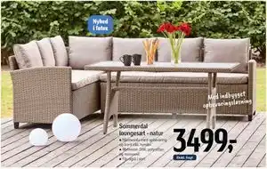 Sommerdal loungesæt - natur