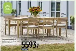 Føtex Lugo havemøbelsæt tilbud