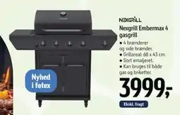 Føtex Nexgrill Embermax 4 gasgrill tilbud