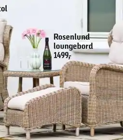 Føtex Rosenlund loungebord tilbud