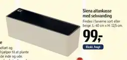 Føtex Siena altankasse med selvvanding tilbud