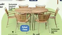 Føtex Kerteminde havestol tilbud