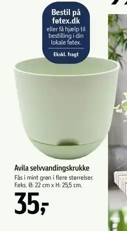 Føtex Avila selvvandingskrukke tilbud