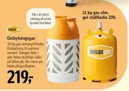 Føtex Ombytningsgas tilbud