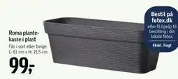 Føtex Roma plantekasse i plast tilbud