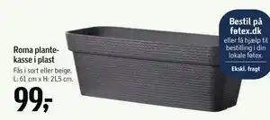 Roma plantekasse i plast