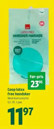 Coop 365 Coop latex free handsker tilbud
