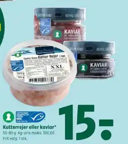 Coop 365 Kutterrejer eller kaviar tilbud