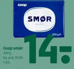 Coop 365 Coop smør tilbud