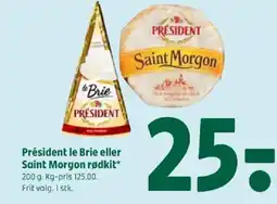 Coop 365 Président le Brie eller Saint Morgon rødkit tilbud