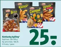 Coop 365 Kentucky kylling tilbud
