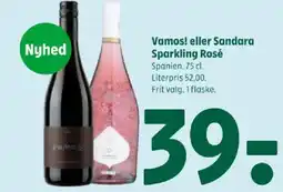 Coop 365 Vamos! eller Sandara Sparkling Rosé tilbud