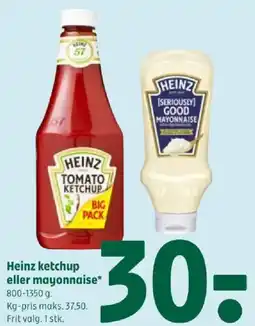 Coop 365 Heinz ketchup eller mayonnaise tilbud