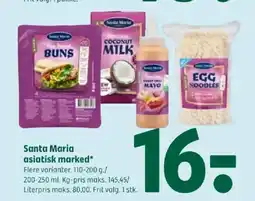 Coop 365 Santa Maria asiatisk marked tilbud