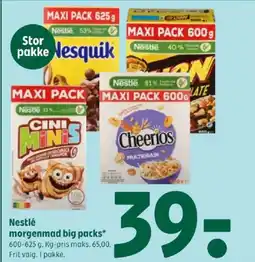 Coop 365 Nestlé morgenmad big packs tilbud