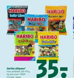 Coop 365 Haribo slikpose tilbud