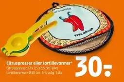 Coop 365 Citruspresser eller tortillavarmer tilbud