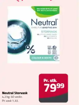 Fleggaard Neutral Storvask tilbud