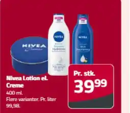 Fleggaard Nivea Lotion el. Creme tilbud