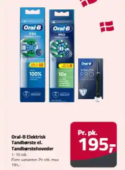Fleggaard Oral-B Elektrisk Tandbørste el. Tandbørstehoveder tilbud