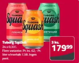 Fleggaard Tuborg Squash tilbud