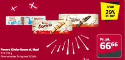 Fleggaard Ferrero Kinder Bueno el Maxi tilbud