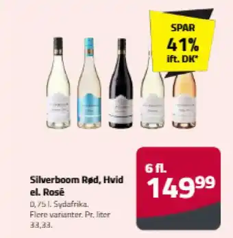 Fleggaard Silverboom Rød, Hvid el. Rosé tilbud