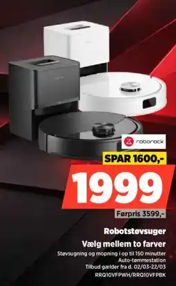 Power Robotstøvsuger Vælg mellem to farver tilbud