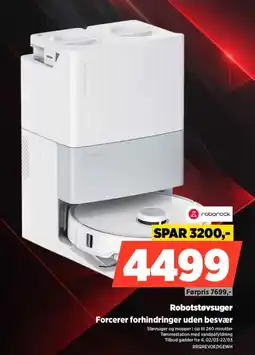 Power Roborock robotstøvsuger forcerer forhindringer uden besvær tilbud