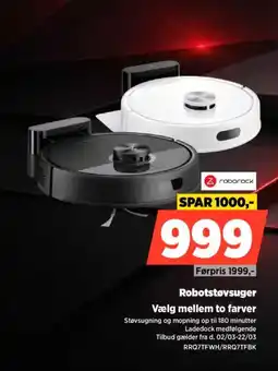 Power Robotstøvsuger Vælg mellem to farver tilbud